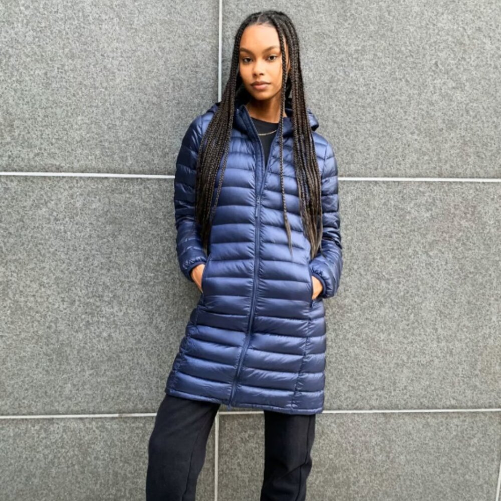 TNA | Aritzia Botanie Long Puffer Goose-Down Jacket Coat Packable | Sz. XS
